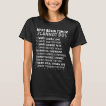 Brain Tumor Awareness Fighter Warrior Ribbon T-Shirt