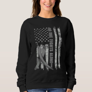 Brain Tumor Awareness Glioblastoma Related Blue Ri Sweatshirt