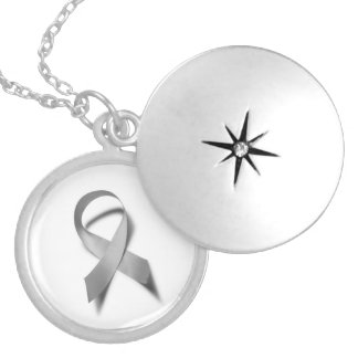 BRAIN TUMOR AWARENESS LOCKET NECKLACE