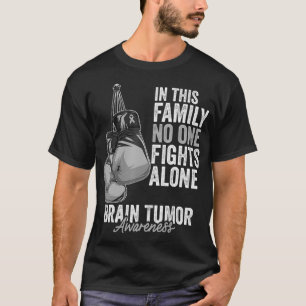 Brain Tumor Awareness Month Boing Gloves Gray Canc T-Shirt