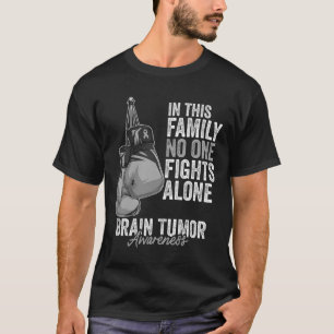 Brain Tumor Awareness Month Boxing Gloves Gray Can T-Shirt
