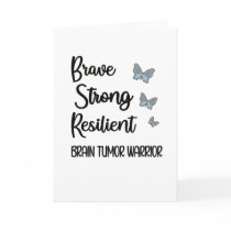 Brain Tumor Awareness Month Brain Tumor Warrior Card