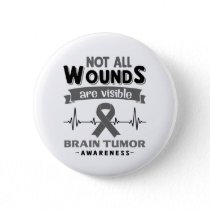 Brain Tumor Awareness Month Ribbon Gifts Button