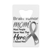 Brain Tumor Awareness Month Ribbon Gifts Credit Card Bottle Opener
