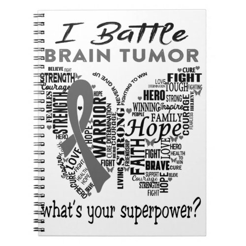 Brain Tumor Awareness Month Ribbon Gifts Notebook