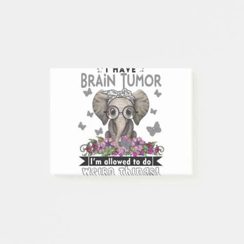 Brain Tumor Awareness Month Ribbon Gifts Post_it Notes