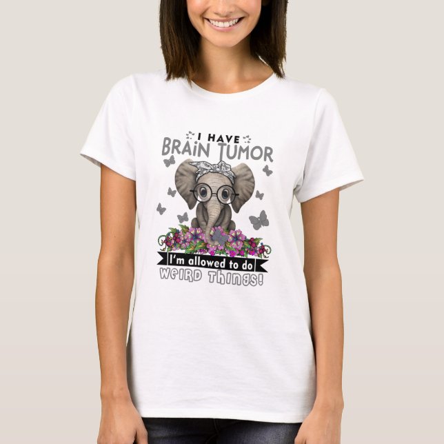 Brain Tumor Awareness Month Ribbon Gifts T-Shirt (Front)
