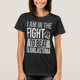 Brain Tumor Awareness Ribbon Beat Disease Warrior T-Shirt