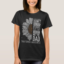 Brain Tumor Awareness Ribbon Dad Warrior T-Shirt