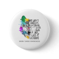 Brain Tumor Awareness Ribbon Support Gifts Button