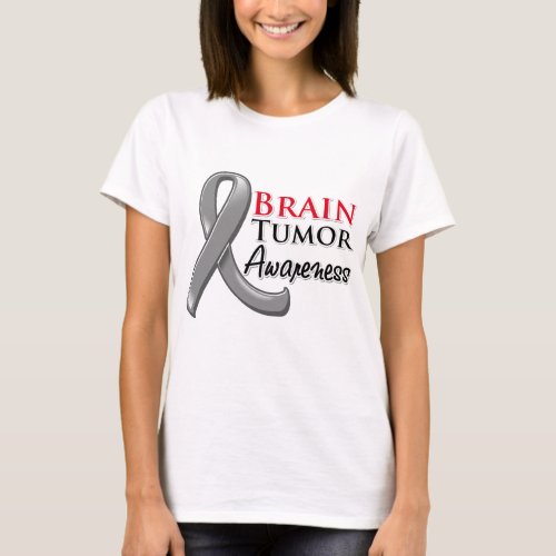 Brain Tumor Awareness Ribbon T_Shirt