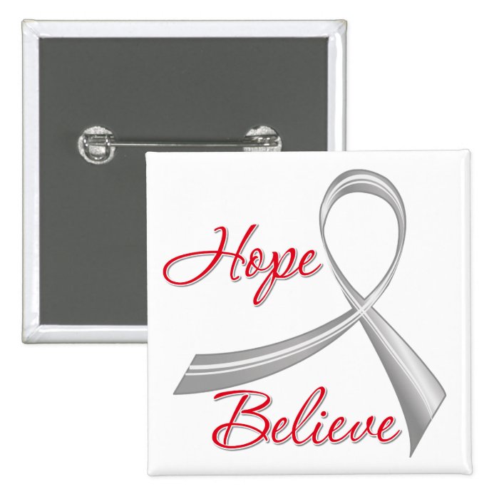 Brain Tumor   Hope Believe Pin