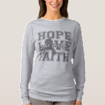 Brain Tumor Hope Love Faith Survivor T-Shirt