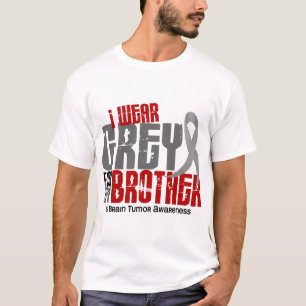 Brain Tumor I Wear Grey For My Brother 6.2 T-Shirt