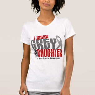 Brain Tumor I Wear Grey For My Daughter 6.2 T-Shirt