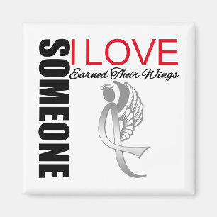 Brain Tumor Someone I Love Earned Their Wings Magnet