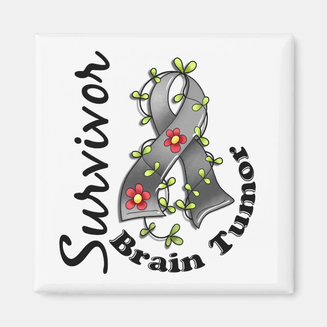 Brain Tumor Survivor 15 Magnet (Front)