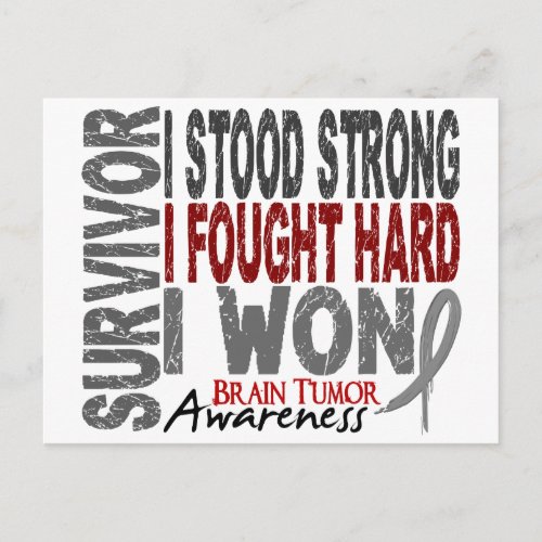 Brain Tumor Survivor 4 Postcard