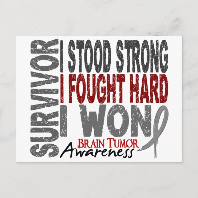Brain Tumor Survivor 4 Postcard (Front)