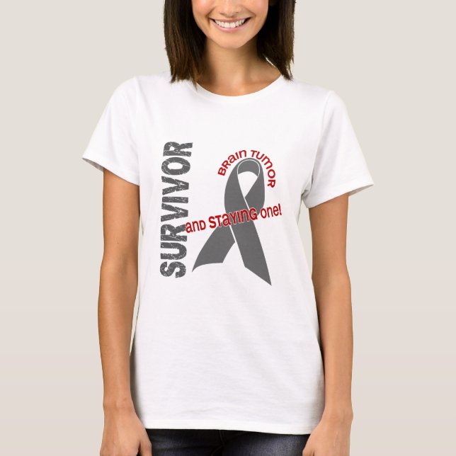 Brain Tumor Survivor T-Shirt (Front)