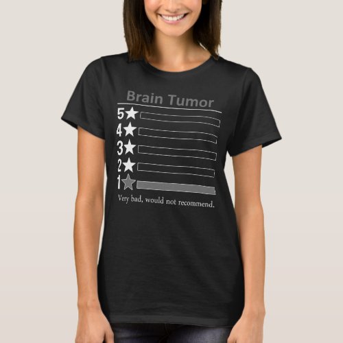 Brain Tumor Very bad would not recommend T_Shirt