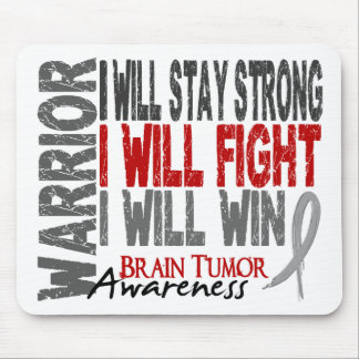 Brain Tumor Warrior Mouse Pad