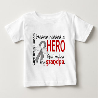 Brain Tumors Heaven Needed a Hero Grandpa Baby T-Shirt