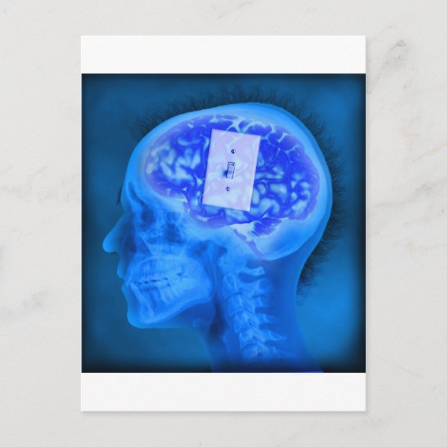 brain turned off postcard (Front)