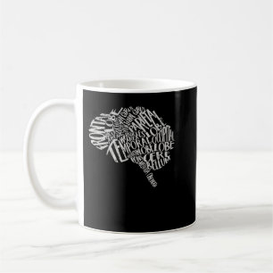 Brain Typography T RN Neuroscience Nurse Neurologi Coffee Mug
