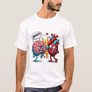 Brain vs heart T-Shirt
