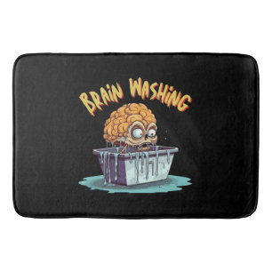 Brain Washing Bath Mat