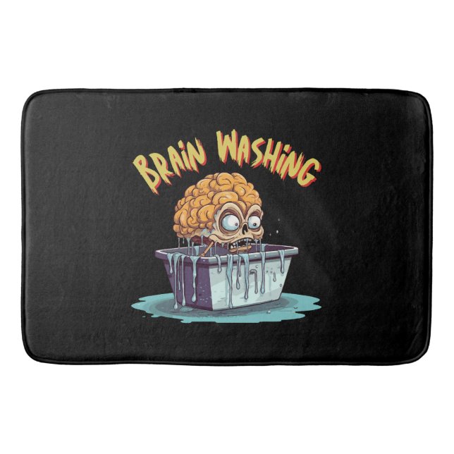 Brain Washing Bath Mat (Front)