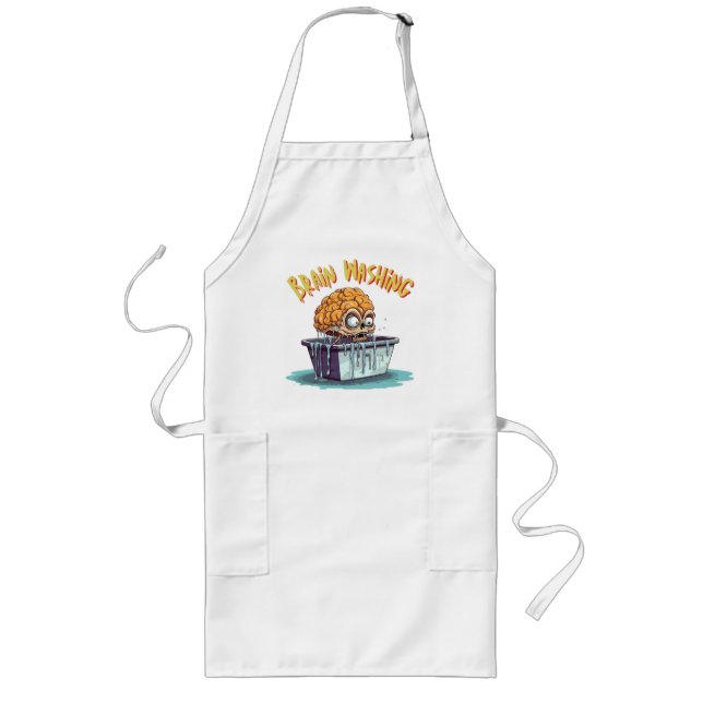 Brain Washing Long Apron (Front)
