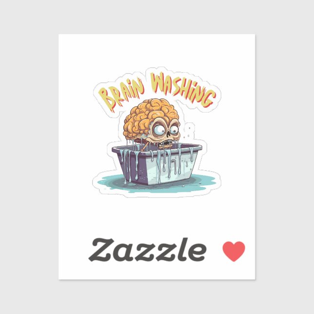 Brain Washing Sticker (Sheet)
