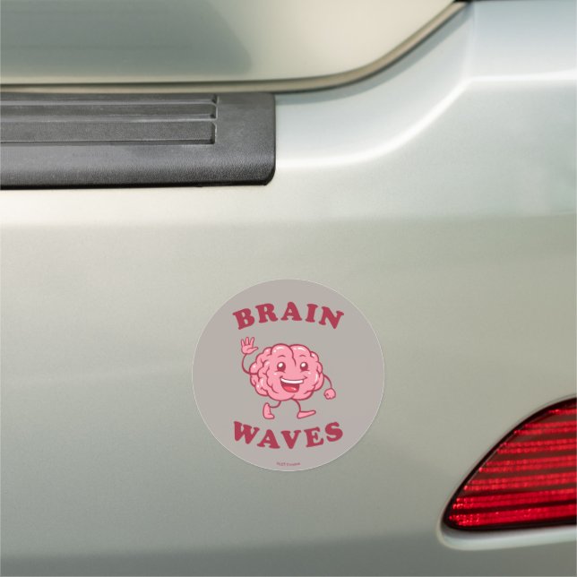 Brain Waves Car Magnet (In Situ)