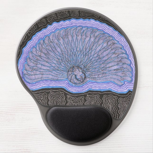 "Brain Waves" Gel Mousepad (Front)