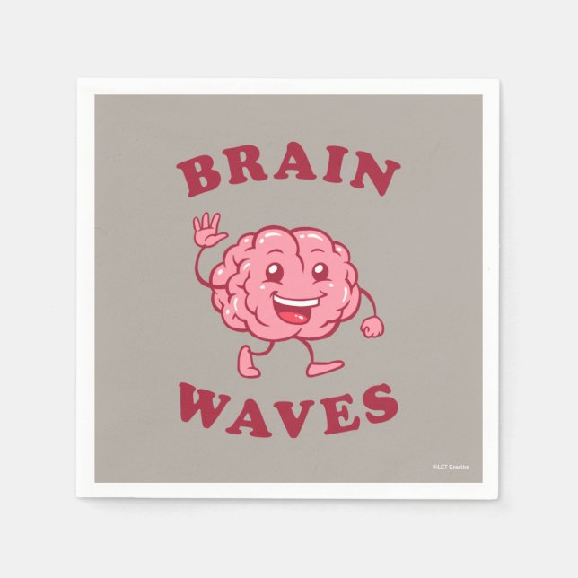 Brain Waves Napkins (Front)