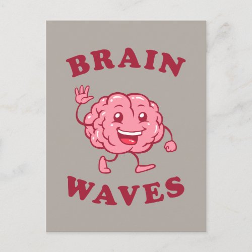 Brain Waves Postcard