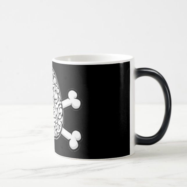 Brain with Crossbones Mug (Right)