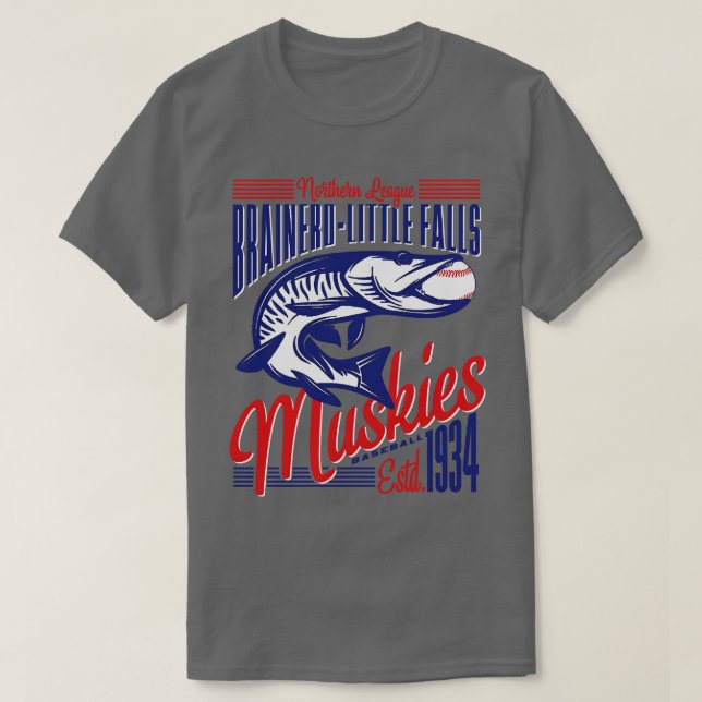 Brainerd Little Falls Muskies T-Shirt (Design Front)