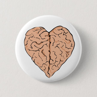 Brainheart Pinback Button
