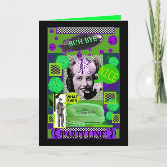 BRAINLADY CARD BUH BYE (Front)