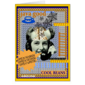 BRAINLADY CARD  COOL BEANS (Front)
