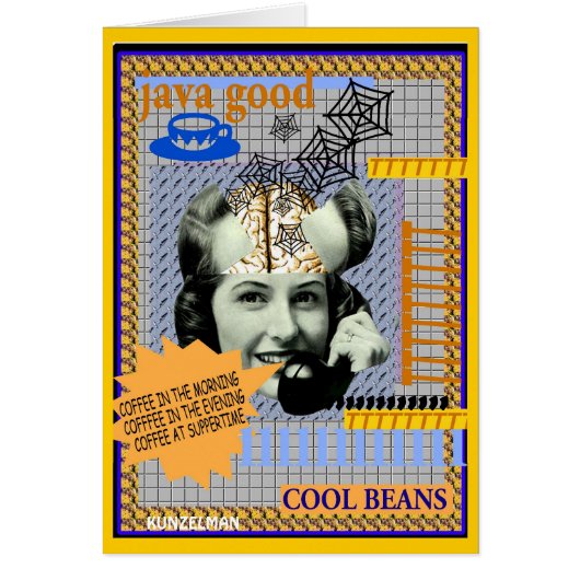 BRAINLADY CARD COOL BEANS (Front)