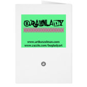 BRAINLADY CARD-TOODLES CARDS (Back)
