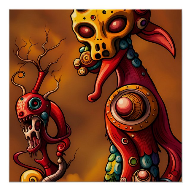 Brainrot - Ken Gage Surreal Art Poster (Front)