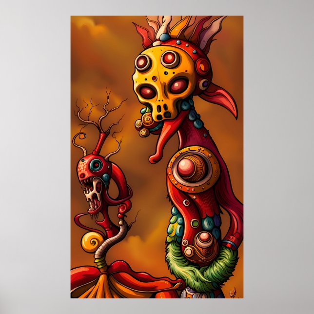 Brainrot - Ken Gage Surreal Art Poster (Front)