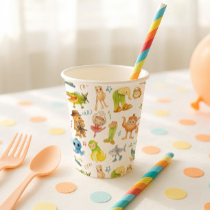 Brainrot Meme Birthday Party Paper Cups