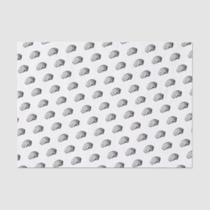 Brains Black & White Horror Gift Wrap Tissue Paper