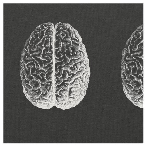 Brains! Fabric